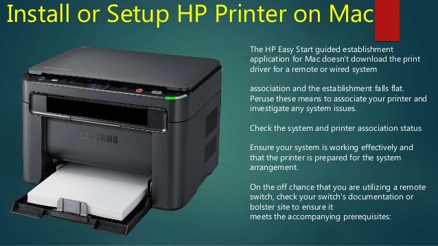 hp printer looking for printer mac