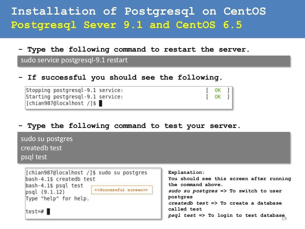 centos install postgres centos install postgres