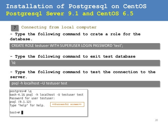 centos install postgres centos install postgres