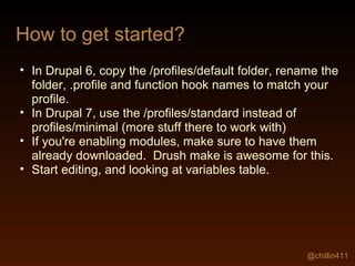 Drupal Install Profiles