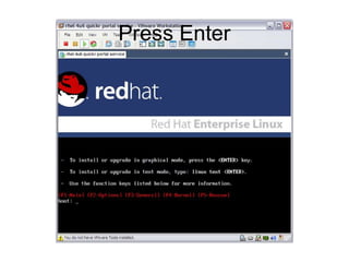 Step by Step Guide to Install Red Hat Linux on vmware