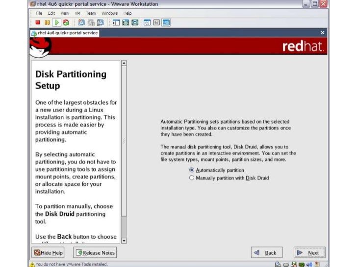 Install Redhat Linux 6 Step By Step