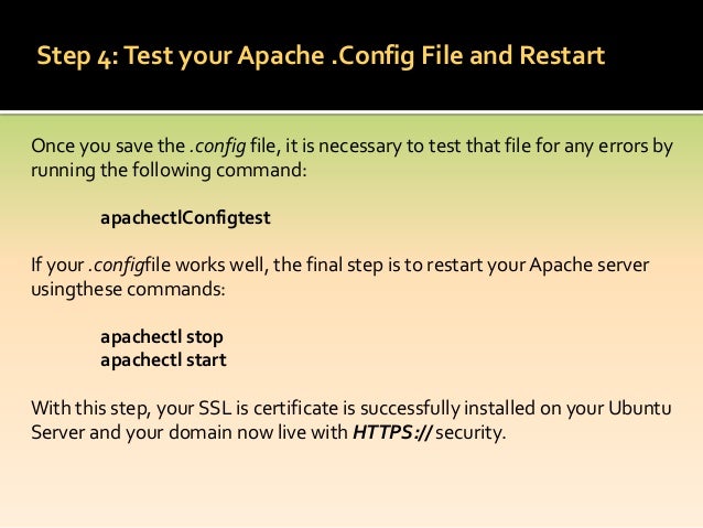 Linux Apache Ssl Ubuntu Install Apache Certificate – PTZW