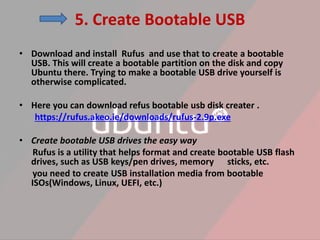 Install Ubuntu | PPT