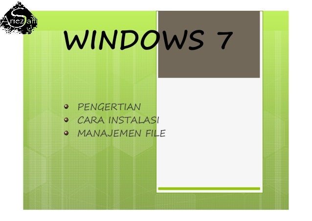 Install Win7ppt