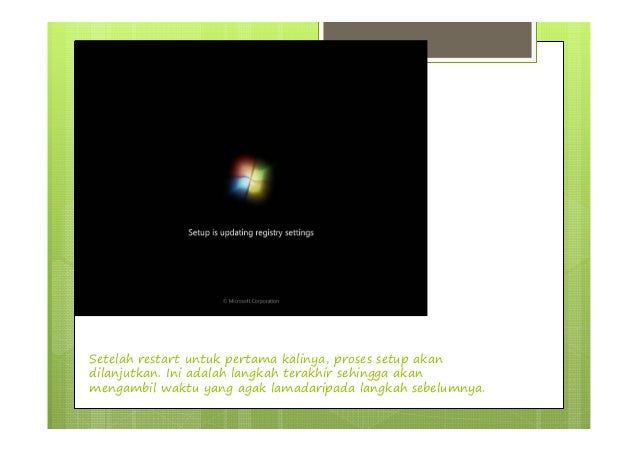 Install Win7 ppt