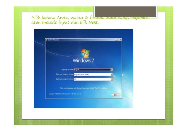 Install Win7 ppt