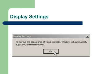 Display Settings 