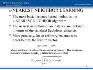 Instance based learning - Machine Learning | PPT