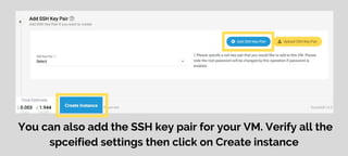 StackBill Cloud Management Portal - Instance Creation on StackBill | PDF