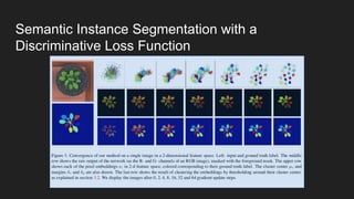 Semantic Instance Segmentation with a
Discriminative Loss Function
 