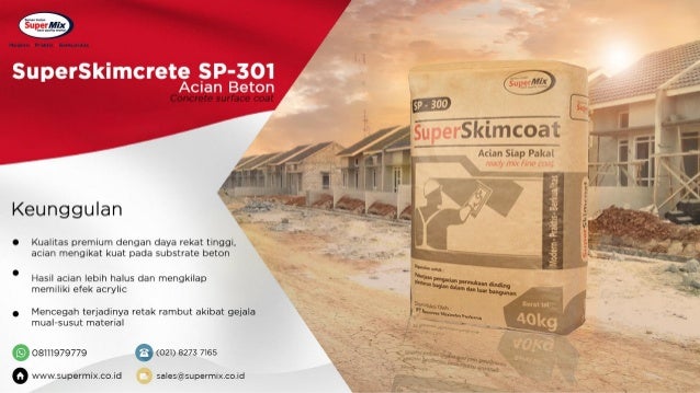 Instan jual acian  untuk tembok  rumah super skimcoat sp 