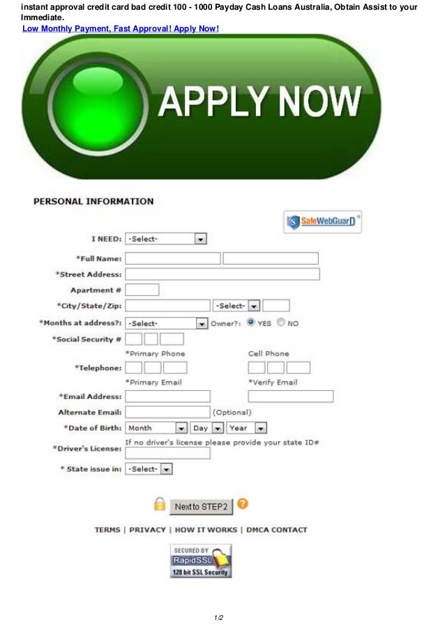 instant payday loans without credit check