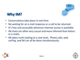 Instant messaging-final | PPT