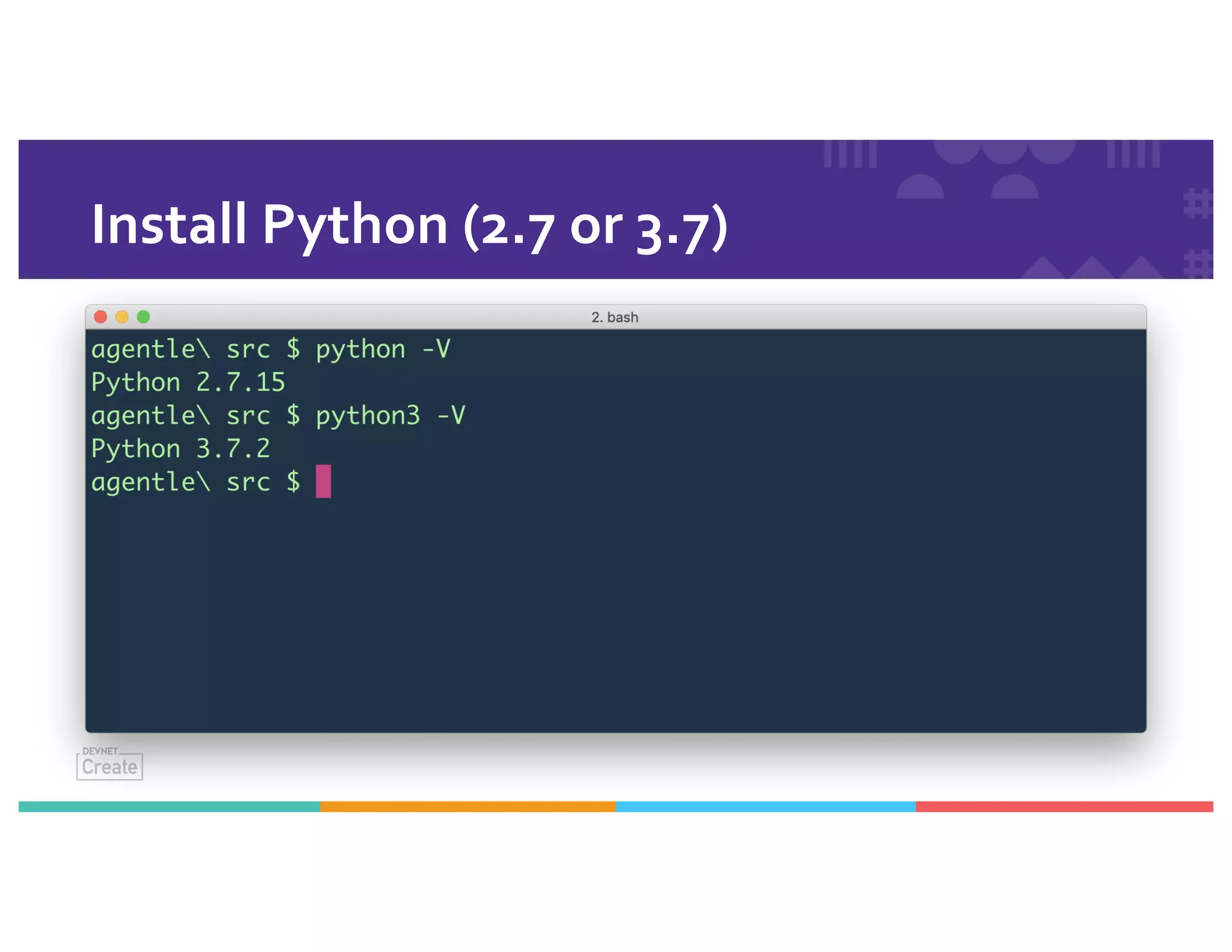 Install Python (2.7 or 3.7)
 