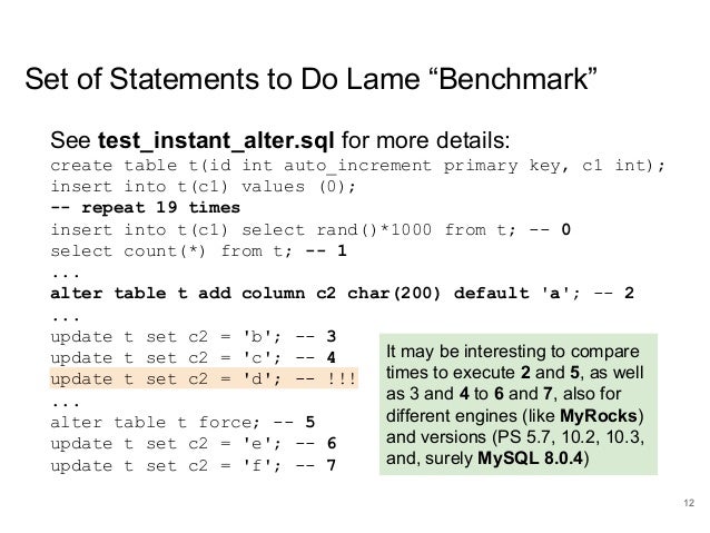 Instant Add Column For Inno Db In Mariadb 10 3 Fosdem 18 Second Instant Add Column For Inno Db In Mariadb 10 3 Fosdem 18 Second