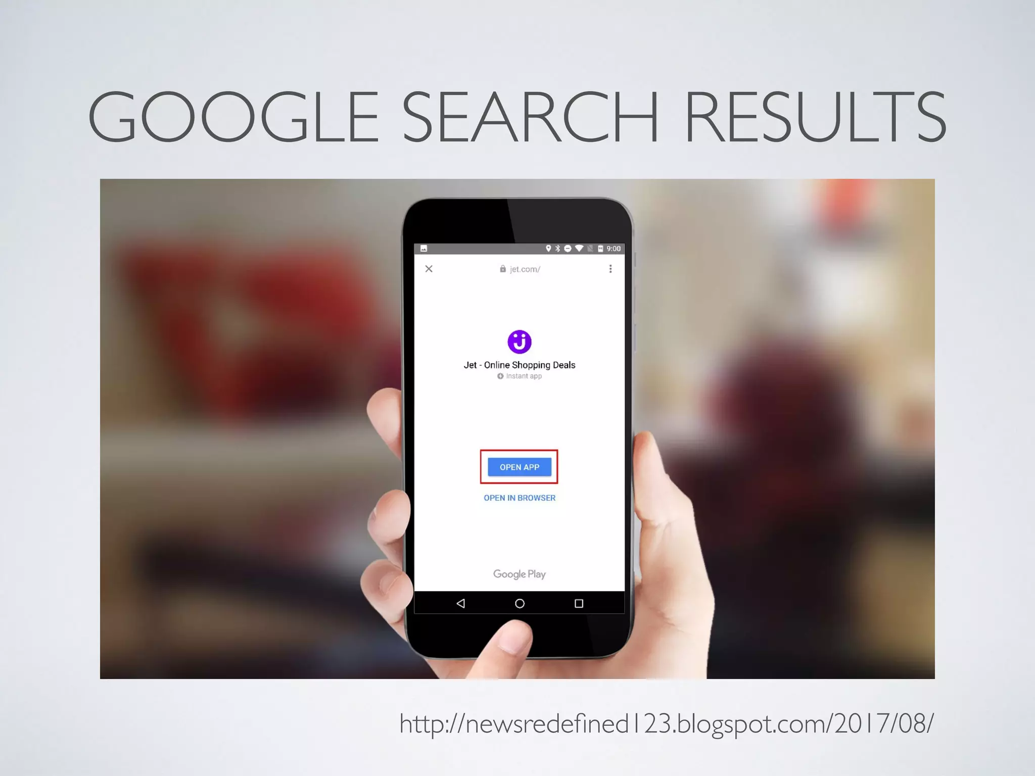 GOOGLE SEARCH RESULTS
http://newsredeﬁned123.blogspot.com/2017/08/
 
