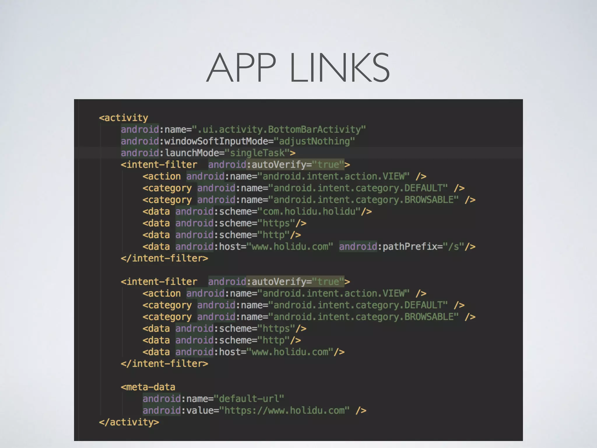 APP LINKS
 