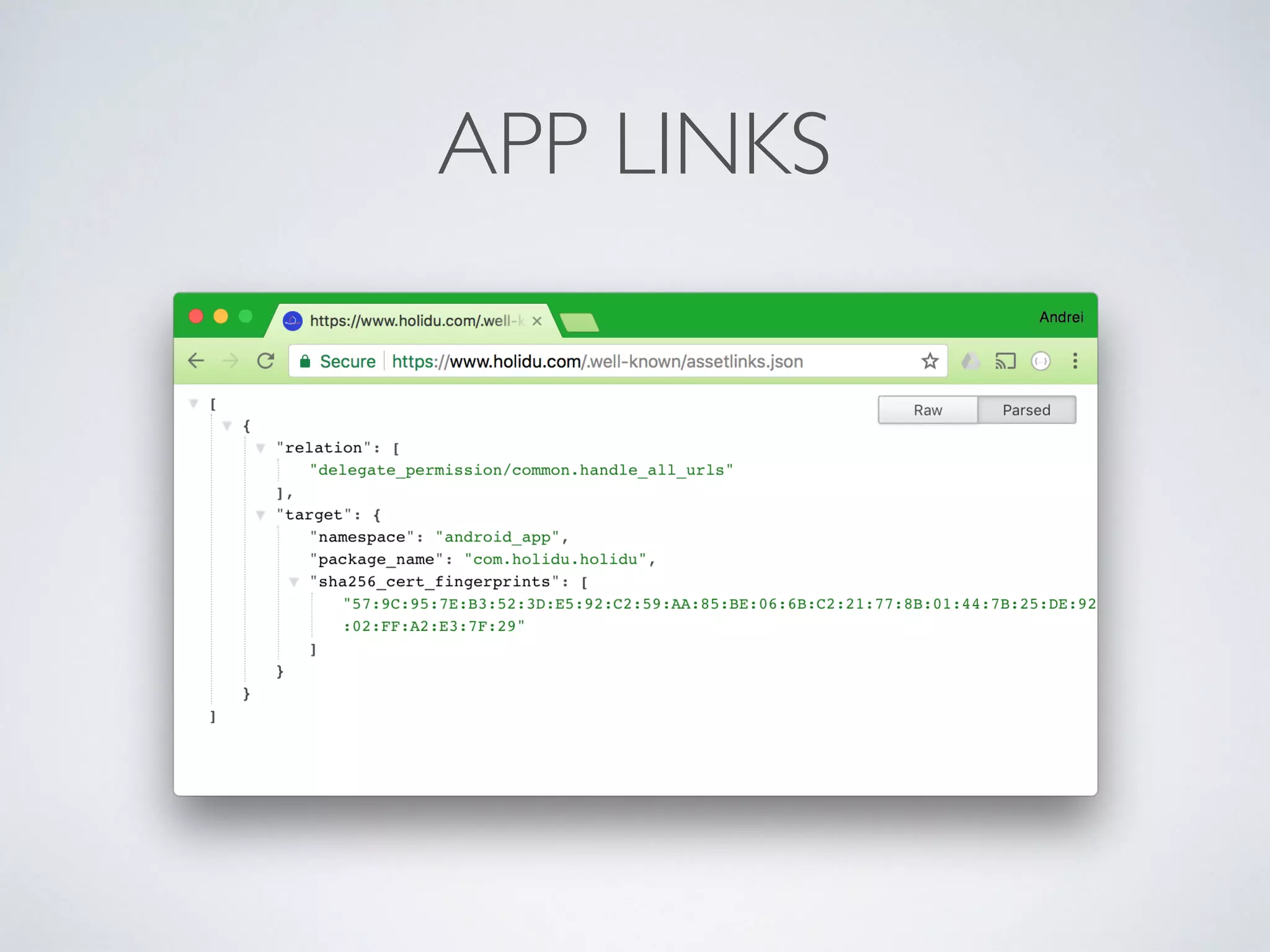 APP LINKS
 