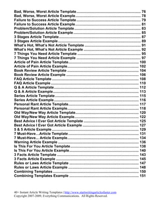 Instant article writing_templates | PDF