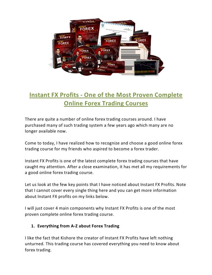 Instant forex profits