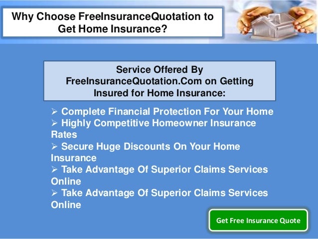 Instant Home Owner Insurance Quote