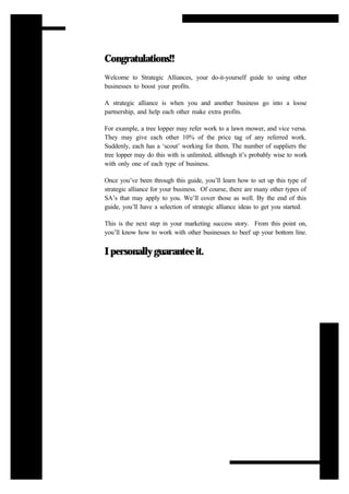 More Business with Strategic Partnerships
