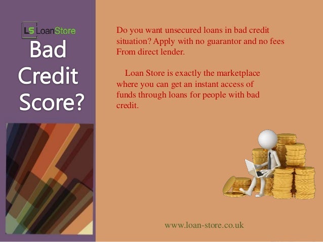 Instant Unsecured Loans For Bad Credit