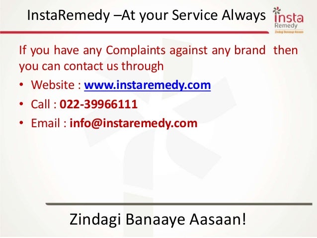 Consumer Complaint Resolution - InstaResolution by InstaRemedy