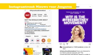 Instagramtrend: Nieuws voor Jongeren
 