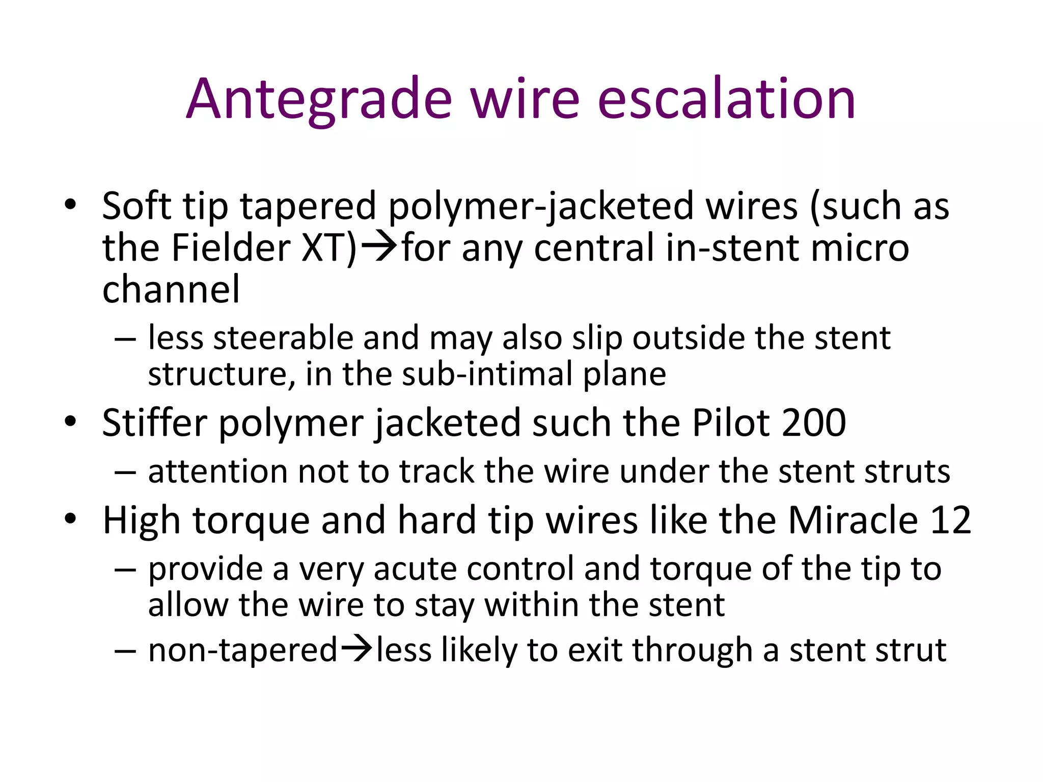 A stent inside the CTO segment | PPTX