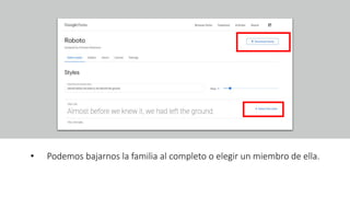 Instalar tipografías en Inkscape
