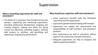 Introduction Supervision institiutional supervission handout pptx | PPTX