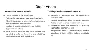 Introduction Supervision institiutional supervission handout pptx | PPTX