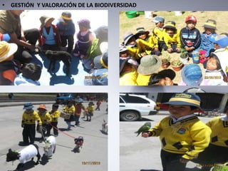 • GESTIÓN Y VALORACIÓN DE LA BIODIVERSIDAD
 