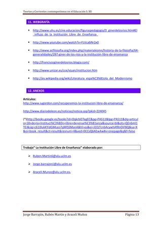 Institución libre de enseñanza