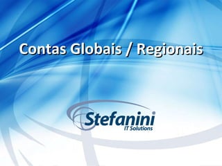 Contas Globais / Regionais 