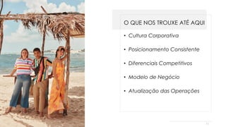 Dezembro 2018 Lojas Renner S.A. 11
O QUE NOS TROUXE ATÉ AQUI
• Cultura Corporativa
• Posicionamento Consistente
• Diferenciais Competitivos
• Modelo de Negócio
• Atualização das Operações
 