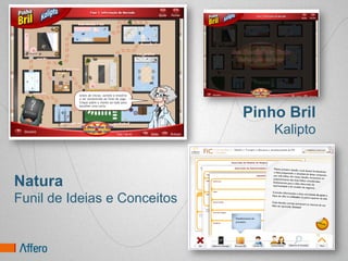 Pinho Bril
                                  Kalipto


Natura
Funil de Ideias e Conceitos
 