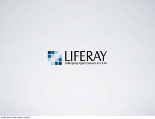 quinta-feira, 28 de outubro de 2010
 