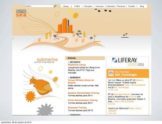 quinta-feira, 28 de outubro de 2010
 