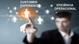 EFICIÊNCIA
OPERACIONAL
CUSTOMER
EXPERIENCE
 