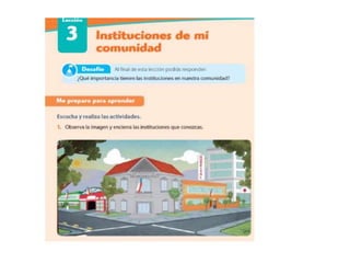 Instituciones de mi comunidad