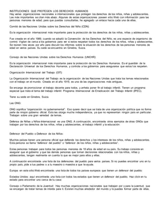 Instituciones que protegen los derechos humanos | DOCX