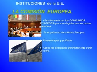 Instituciones de la Unión Europea | PPT
