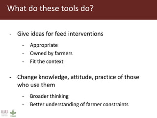 Feeding research and feeding innovation