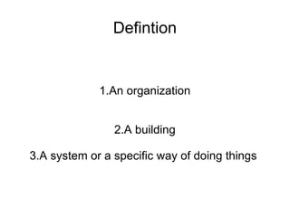 Institution | PPT