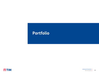 18
Institutional Presentation
TIM Participações
Portfolio
 