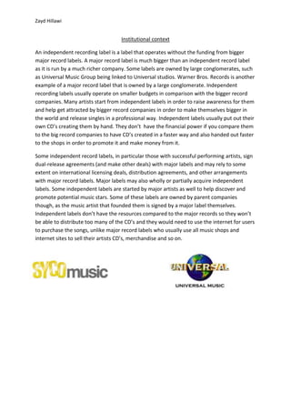 How much do independent record labels make