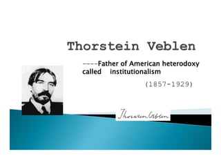 Institutional Economics